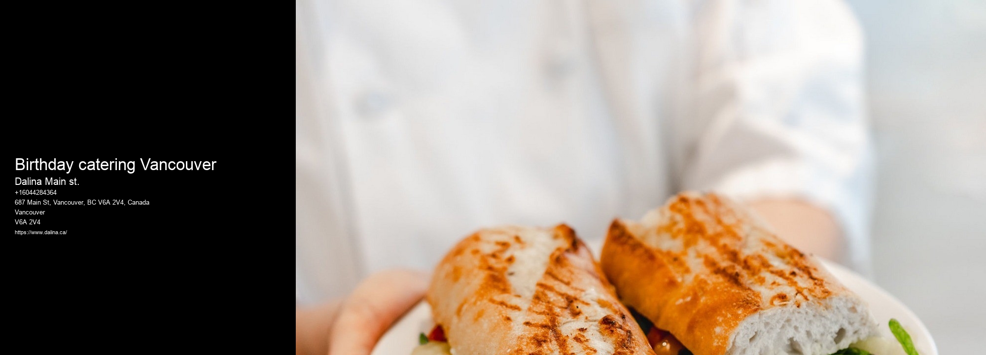 Reliable Office Catering Birthday catering Vancouver