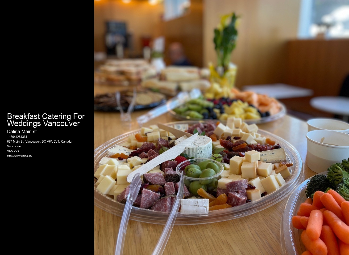 Affordable Corporate Lunch Catering Breakfast Catering For Weddings Vancouver