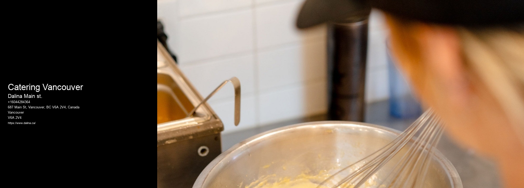 Holiday catering Catering Vancouver