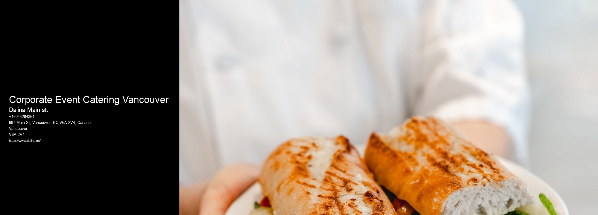 Local wedding caterers Corporate Event Catering Vancouver