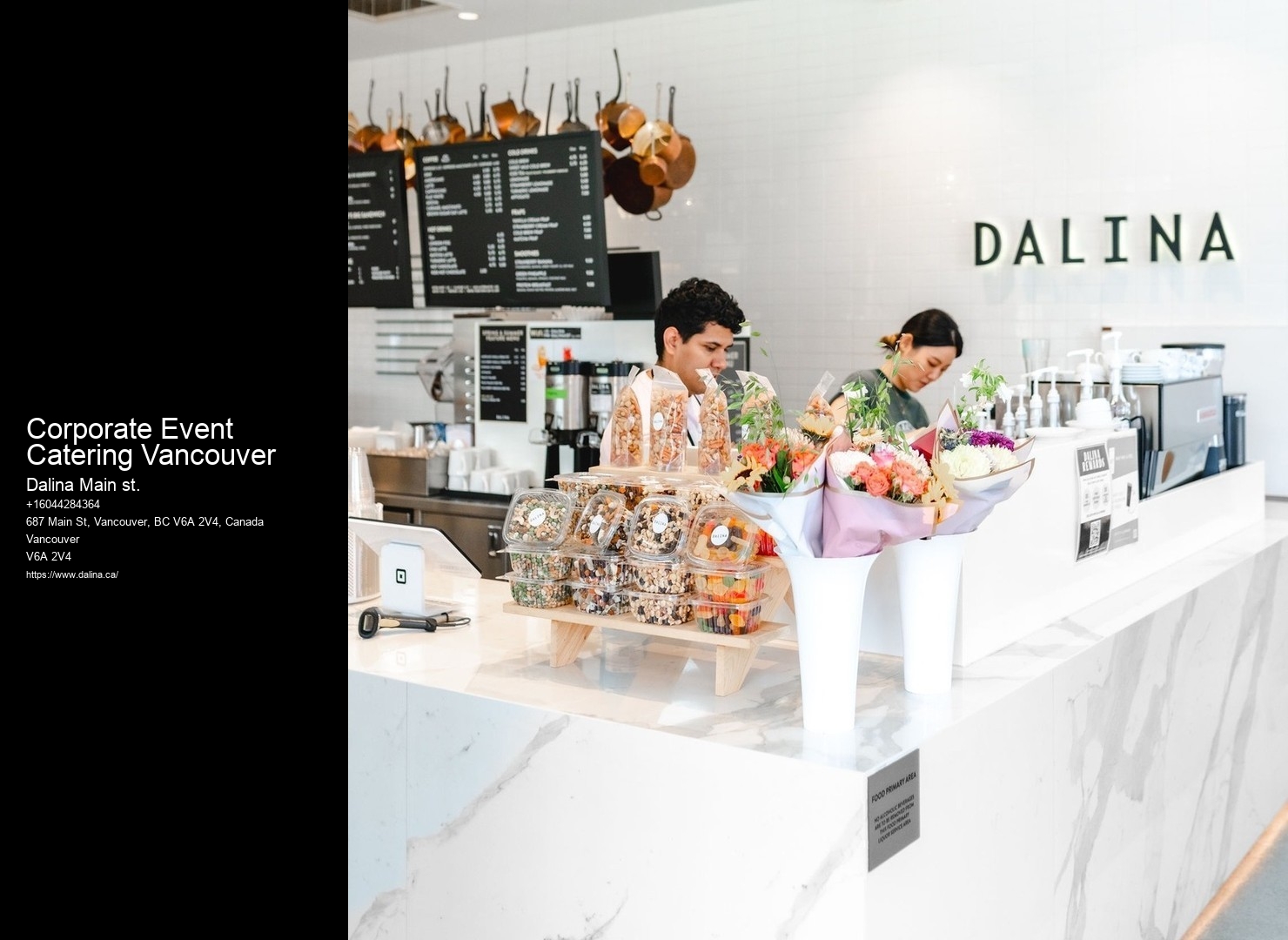Custom wedding catering Corporate Event Catering Vancouver