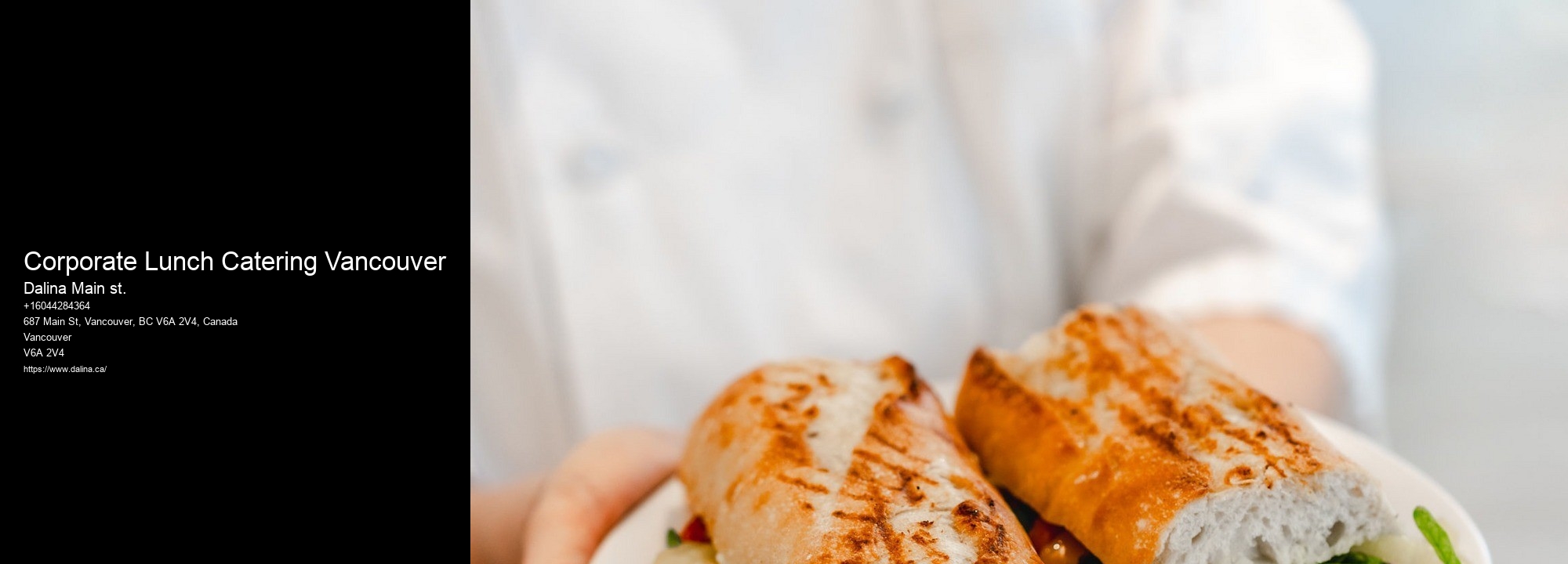Luxury Catering Corporate Lunch Catering Vancouver
