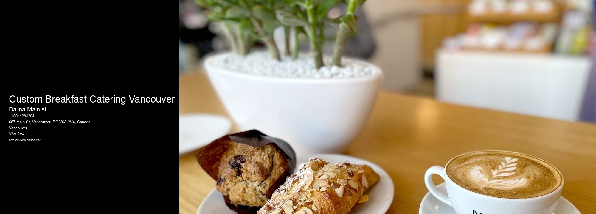 Custom Breakfast Catering Vancouver catering for weddings