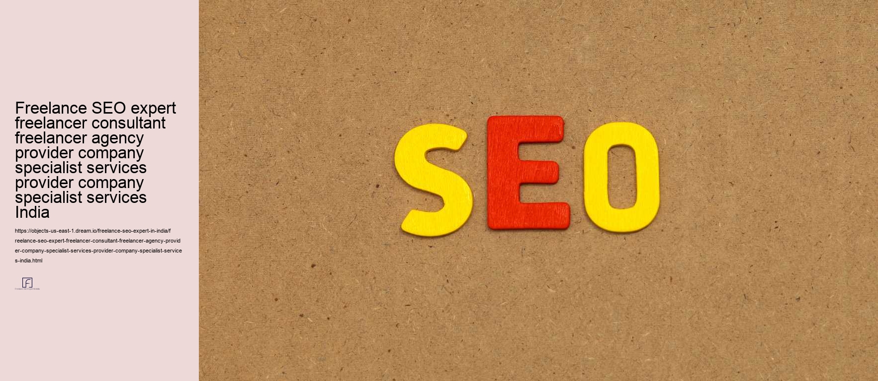 Freelance SEO expert freelancer consultant freelancer agency provider company specialist services provider company specialist services India