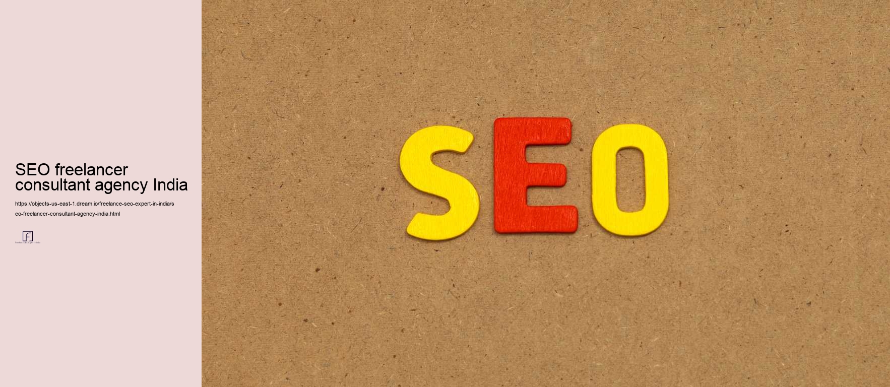 SEO freelancer consultant agency India