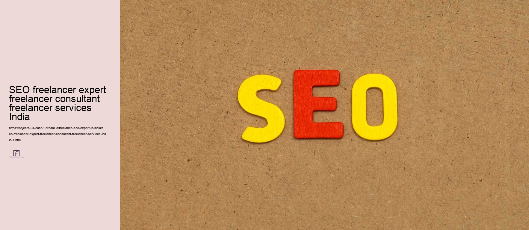 SEO freelancer expert freelancer consultant freelancer services India