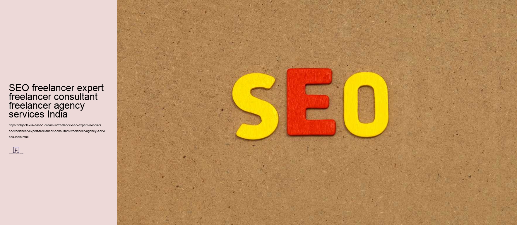 SEO freelancer expert freelancer consultant freelancer agency services India