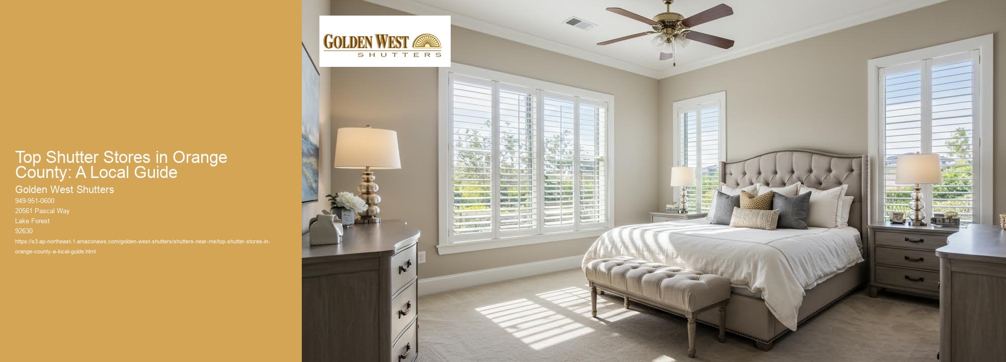 Top Shutter Stores in Orange County: A Local Guide
