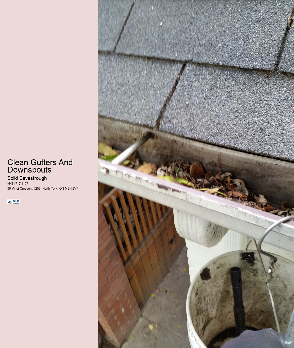 Clean Gutters And Downspouts
