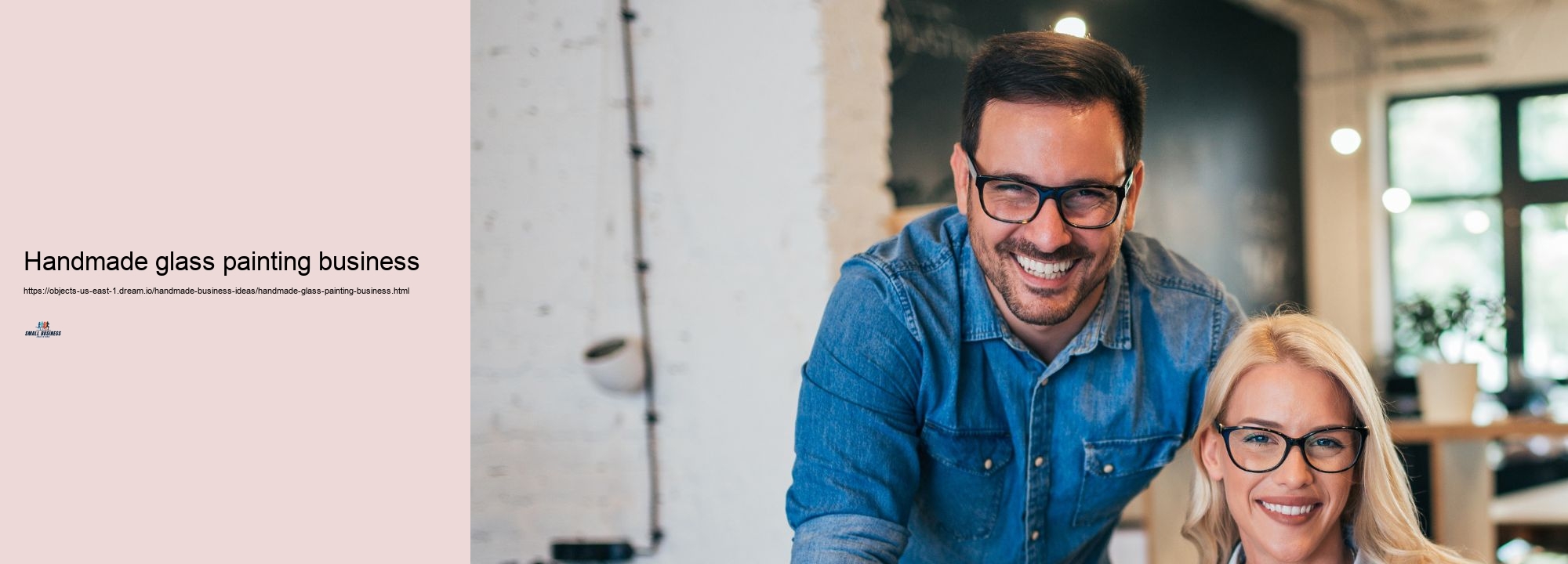 handmade glass painting business