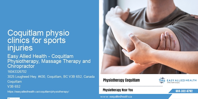 Experienced physiotherapists Coquitlam physio clinics for sports injuries