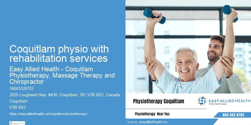 Tailored Physiotherapy Programs Coquitlam physio with rehabilitation services
