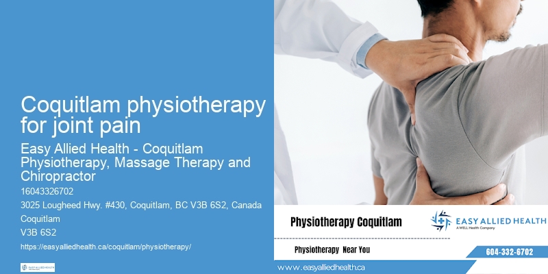 Coquitlam physiotherapy for joint pain balance and coordination physiotherapy