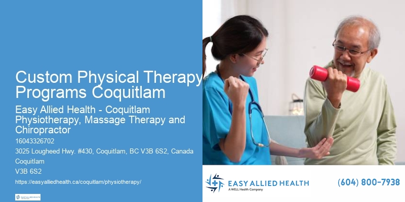 Custom Physical Therapy Programs Coquitlam Customized Rehabilitation Plans