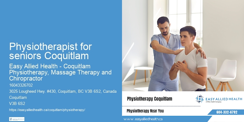Sports Injury Physical Therapist Physiotherapist for seniors Coquitlam