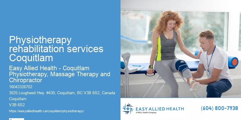 Physiotherapy rehabilitation services Coquitlam physiotherapy for arthritis pain relief