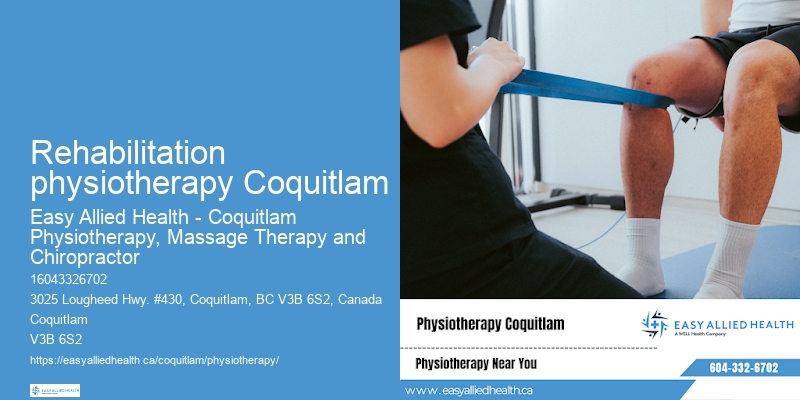 Rehabilitation physiotherapy Coquitlam Expert Physiotherapy Services