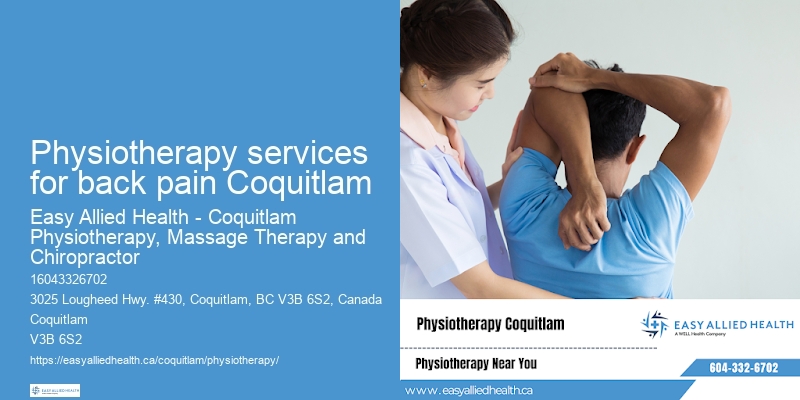 physiotherapy services for back pain Coquitlam