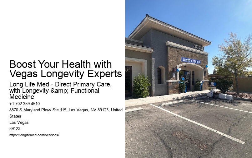 Boost Your Health with Vegas Longevity Experts