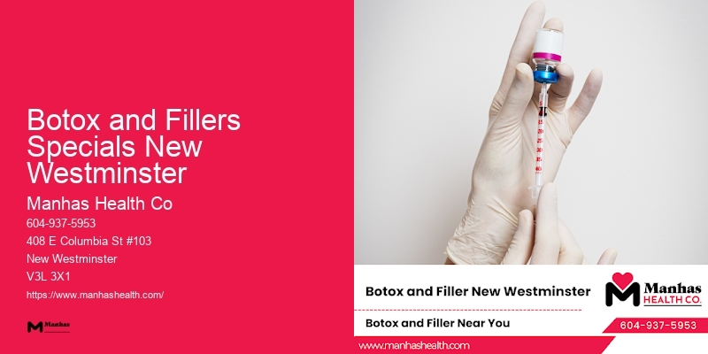 Bespoke Facial Enhancement Procedures Botox and Fillers Specials New Westminster