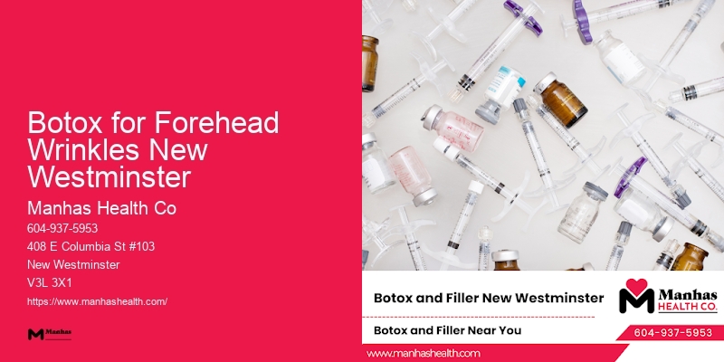Elite Facial Injectable Rejuvenation Botox for Forehead Wrinkles New Westminster