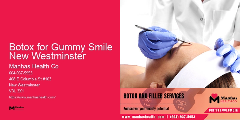 Advanced Anti-aging Injections Botox for Gummy Smile New Westminster