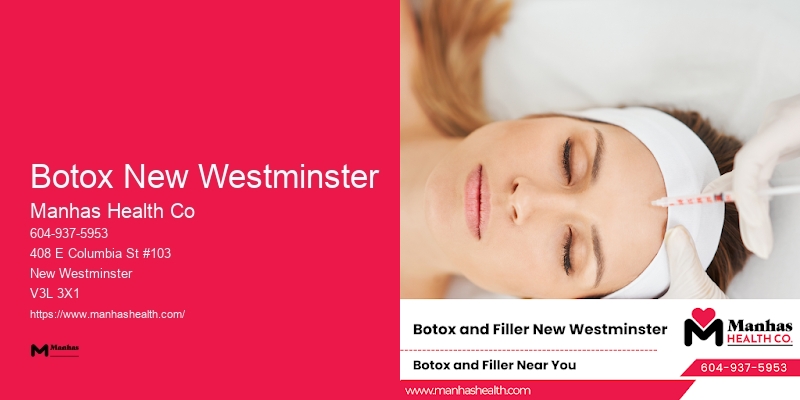 Personalized Facial Wrinkle Reduction Botox New Westminster