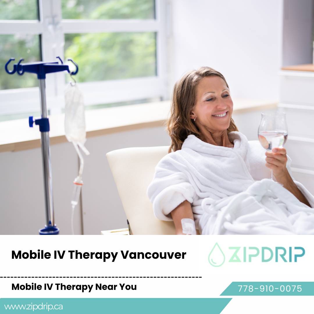 IV Hydration with Electrolytes Mobile IV Therapy Vancouver