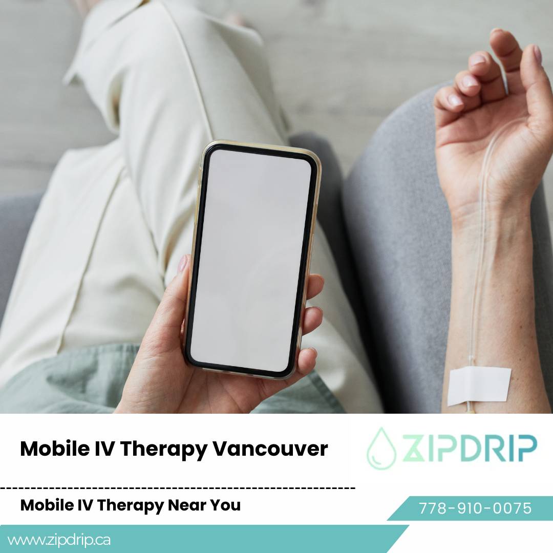 Vitamin infusion therapy IV drip for dehydration Vancouver