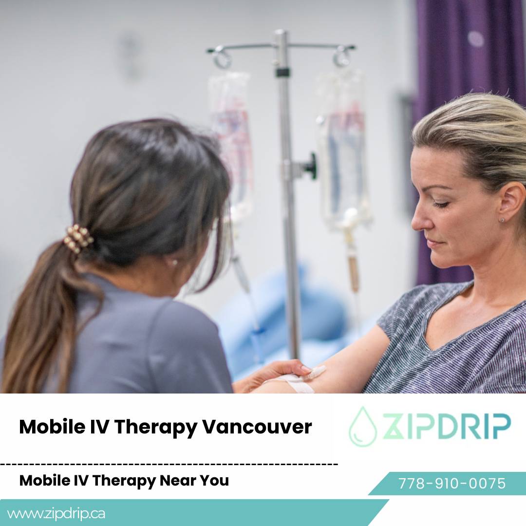Mobile IV Therapy Clinics IV drip delivery Vancouver