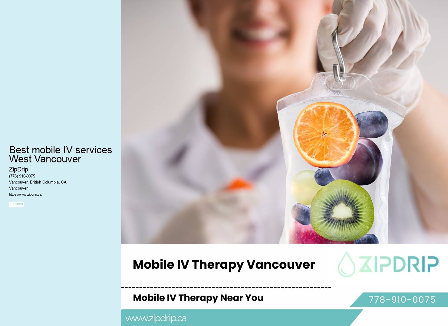 Best mobile IV services West Best mobile IV services West Vancouver