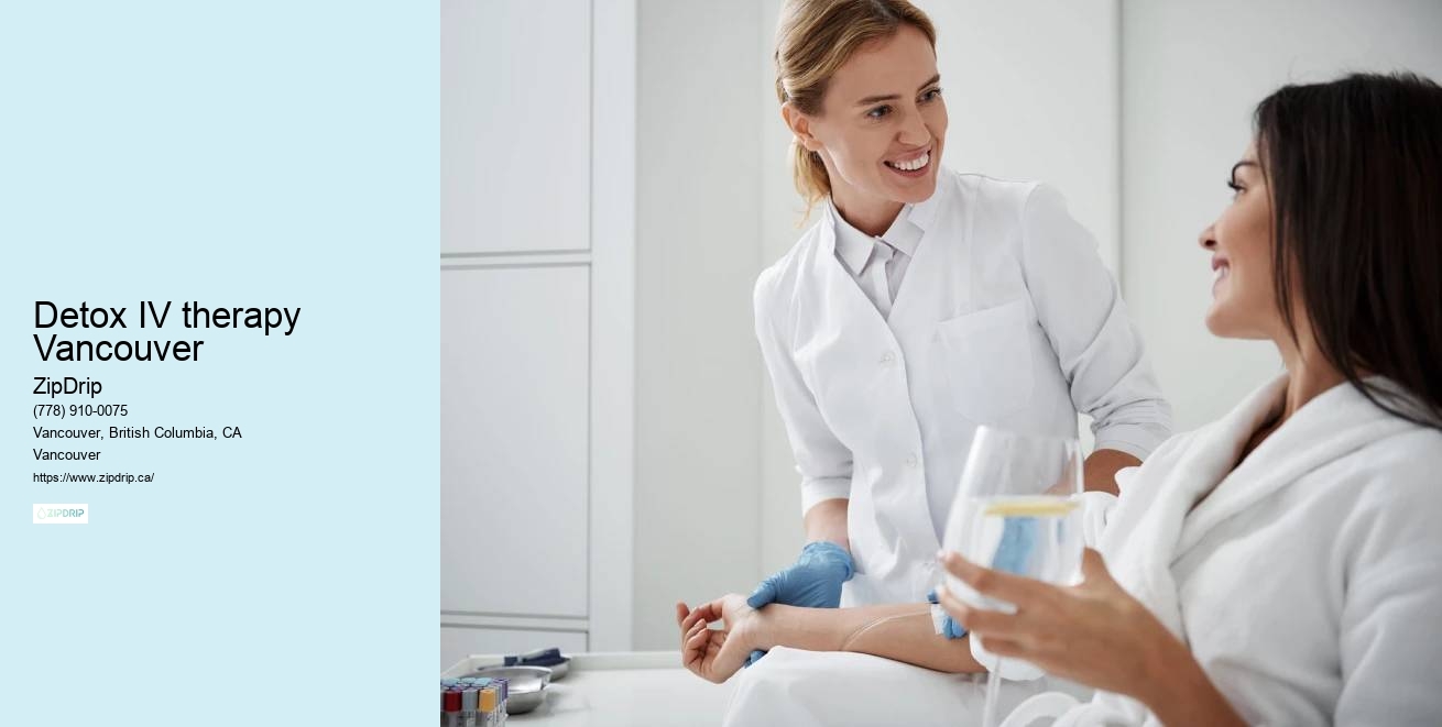 IV hydration infusion Detox IV therapy Vancouver
