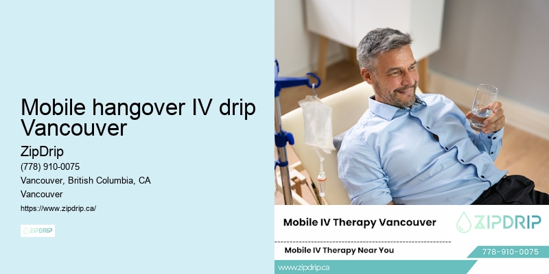 Mobile hangover IV drip Vancouver IV Therapy for Athletes
