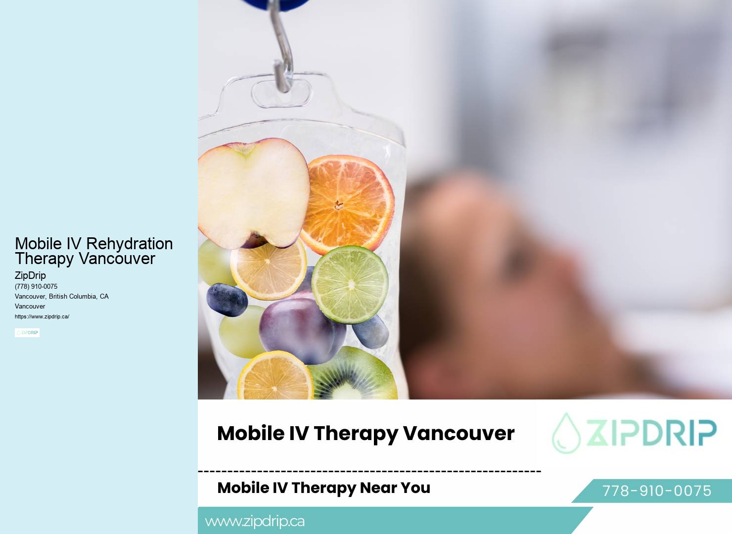 IV Therapy for Skin Health Mobile IV Rehydration Therapy Vancouver