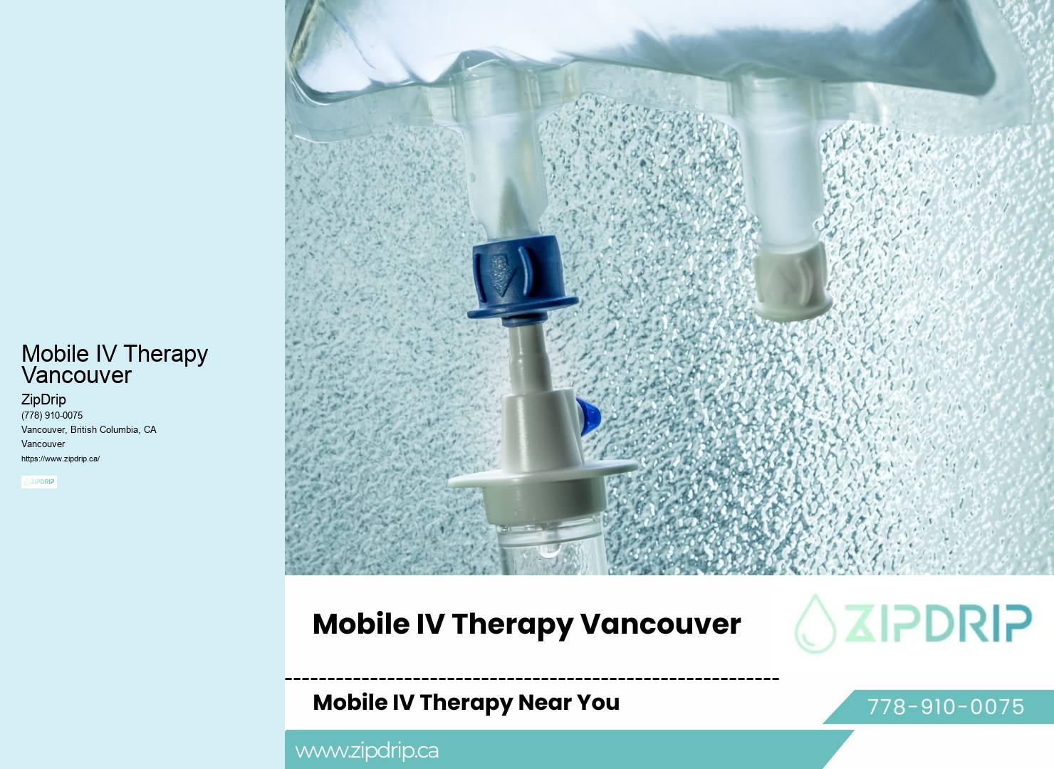 On-the-Go IV Drip Services Mobile IV Therapy Vancouver