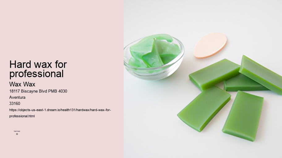 hard wax for professional Wax Wax hard wax for professional