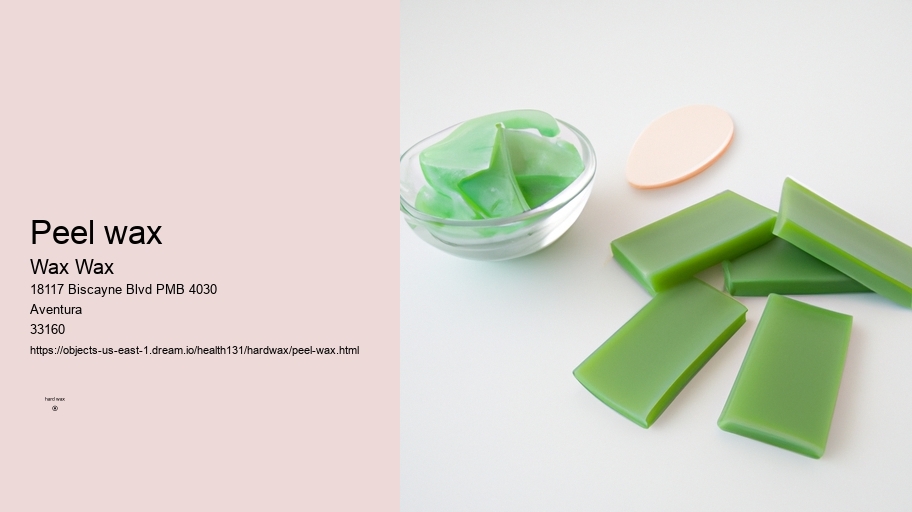 peel wax Wax Wax peel wax
