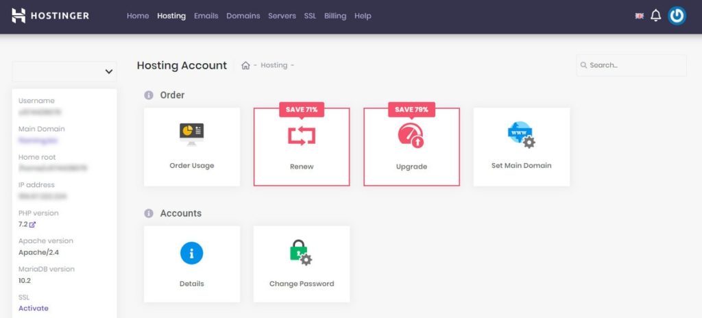 comment se connecter en ftp hostinger