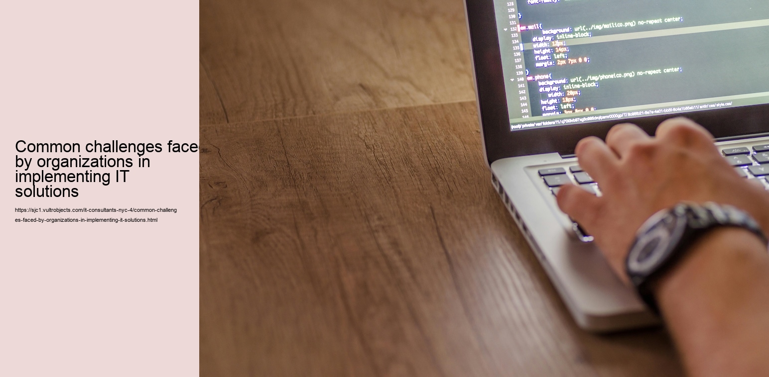 Common challenges faced by organizations in implementing IT solutions 