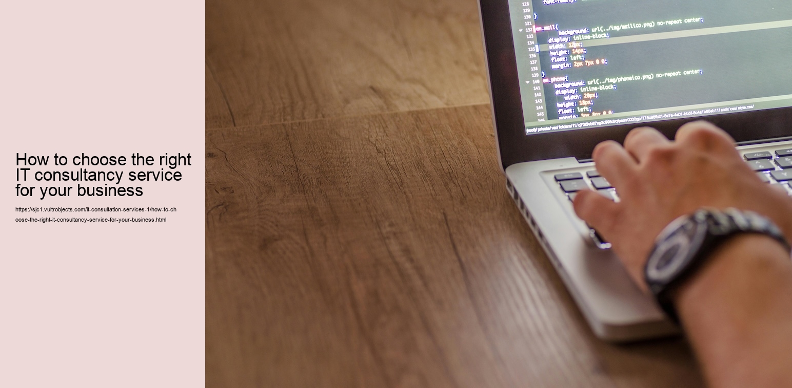 How to choose the right IT consultancy service for your business