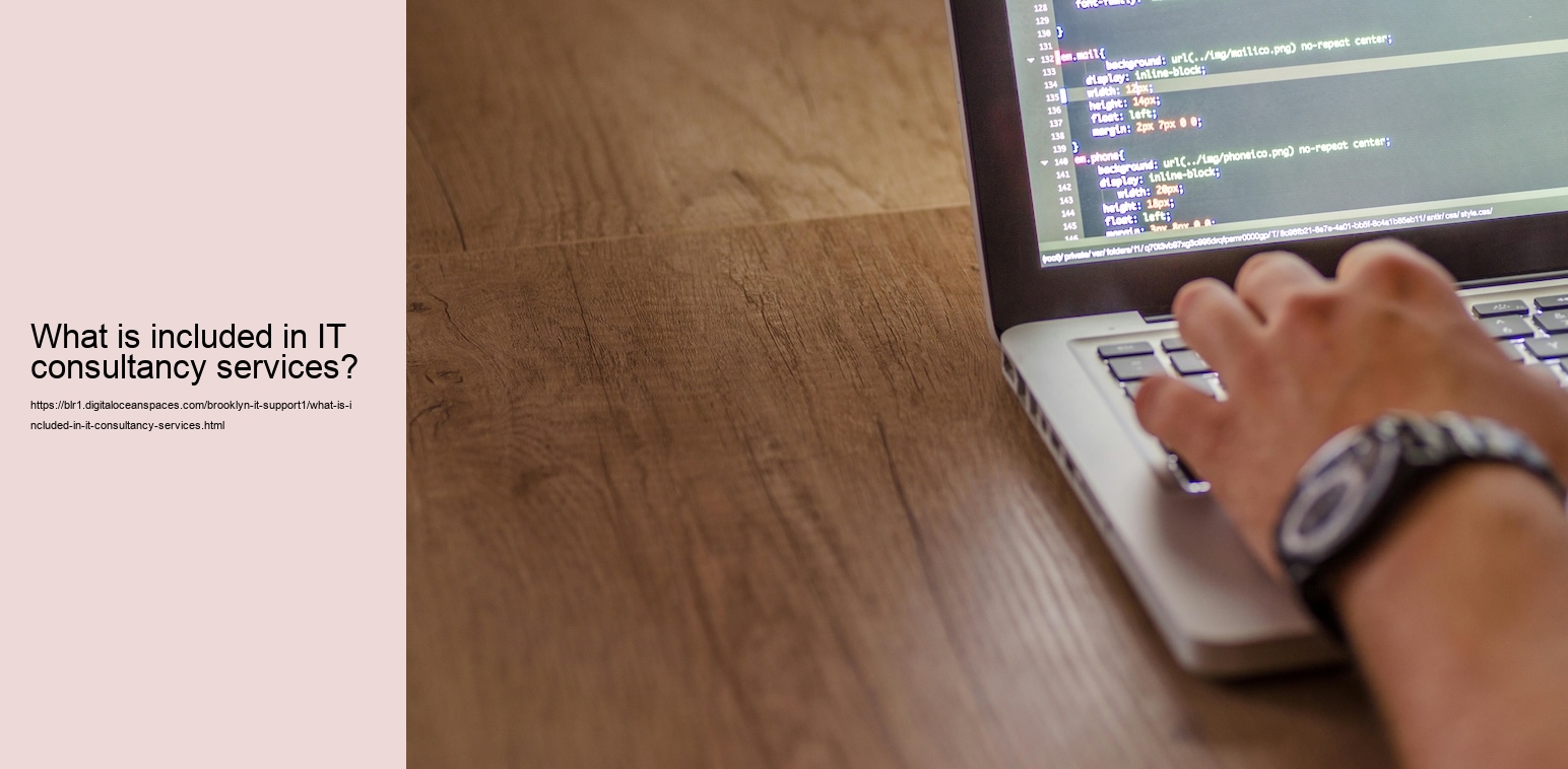What is included in IT consultancy services?