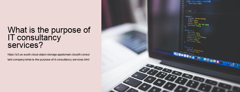 What is the purpose of IT consultancy services?