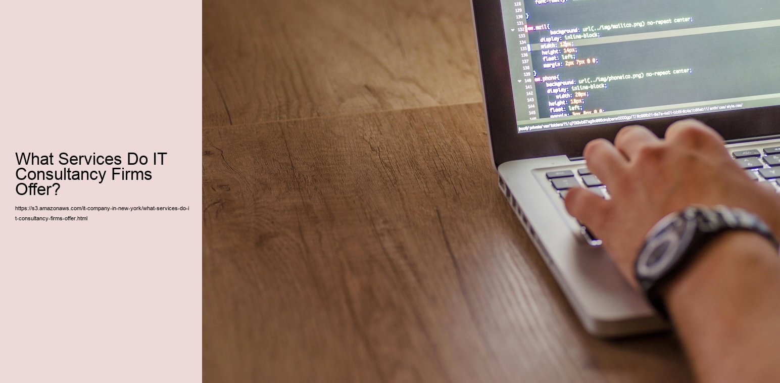 What Services Do IT Consultancy Firms Offer?