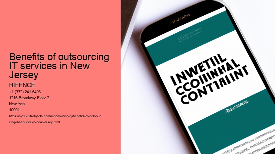 Benefits of outsourcing IT services in New Jersey