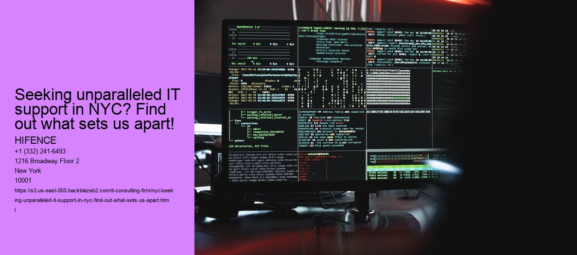 Seeking unparalleled IT support in NYC? Find out what sets us apart!