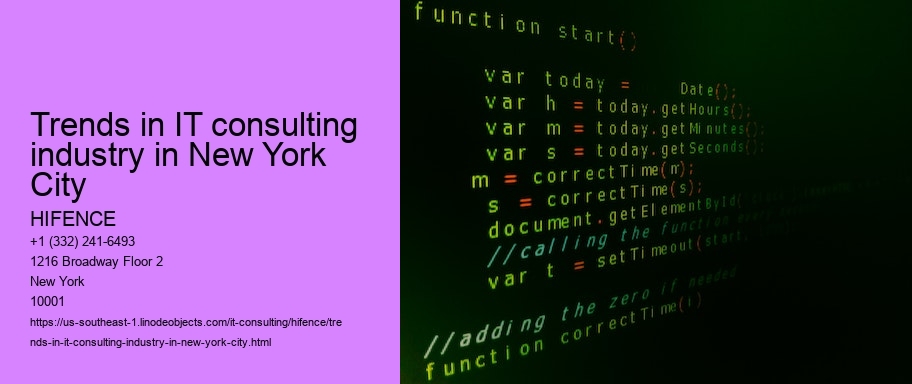 Trends in IT consulting industry in New York City