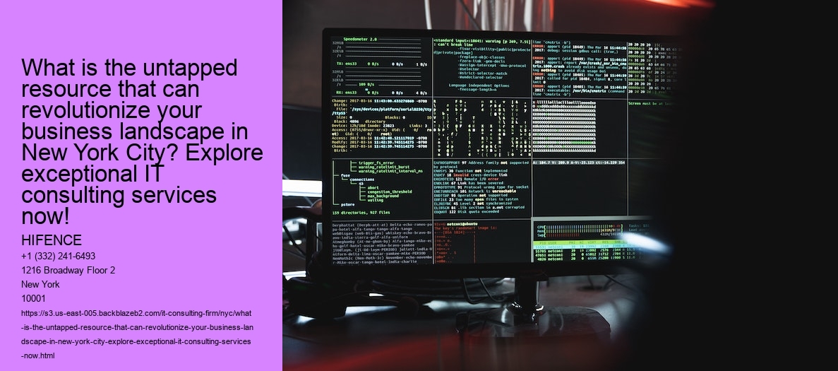 What is the untapped resource that can revolutionize your business landscape in New York City? Explore exceptional IT consulting services now!
