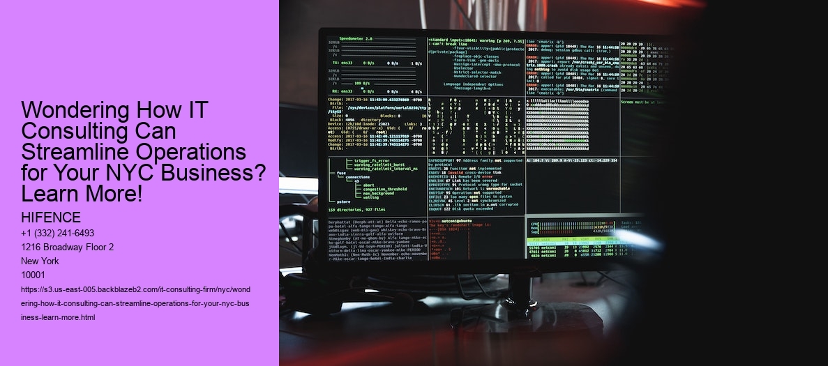 Wondering How IT Consulting Can Streamline Operations for Your NYC Business? Learn More!