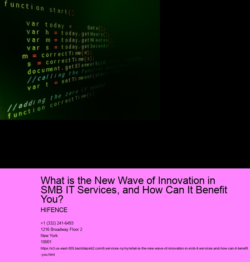 What is the New Wave of Innovation in SMB IT Services, and How Can It Benefit You? 