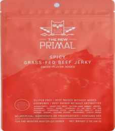 The New Primal - Spicy 100% Grass Fed Beef Jerky